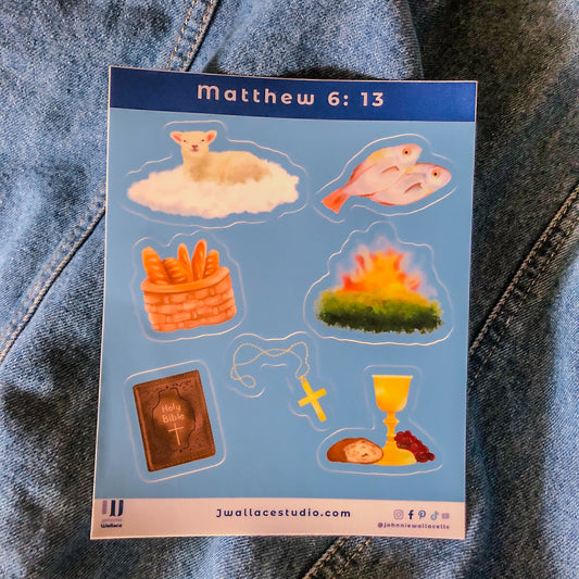 Bible Study Stickers | Bible Verse Sticker Sheet