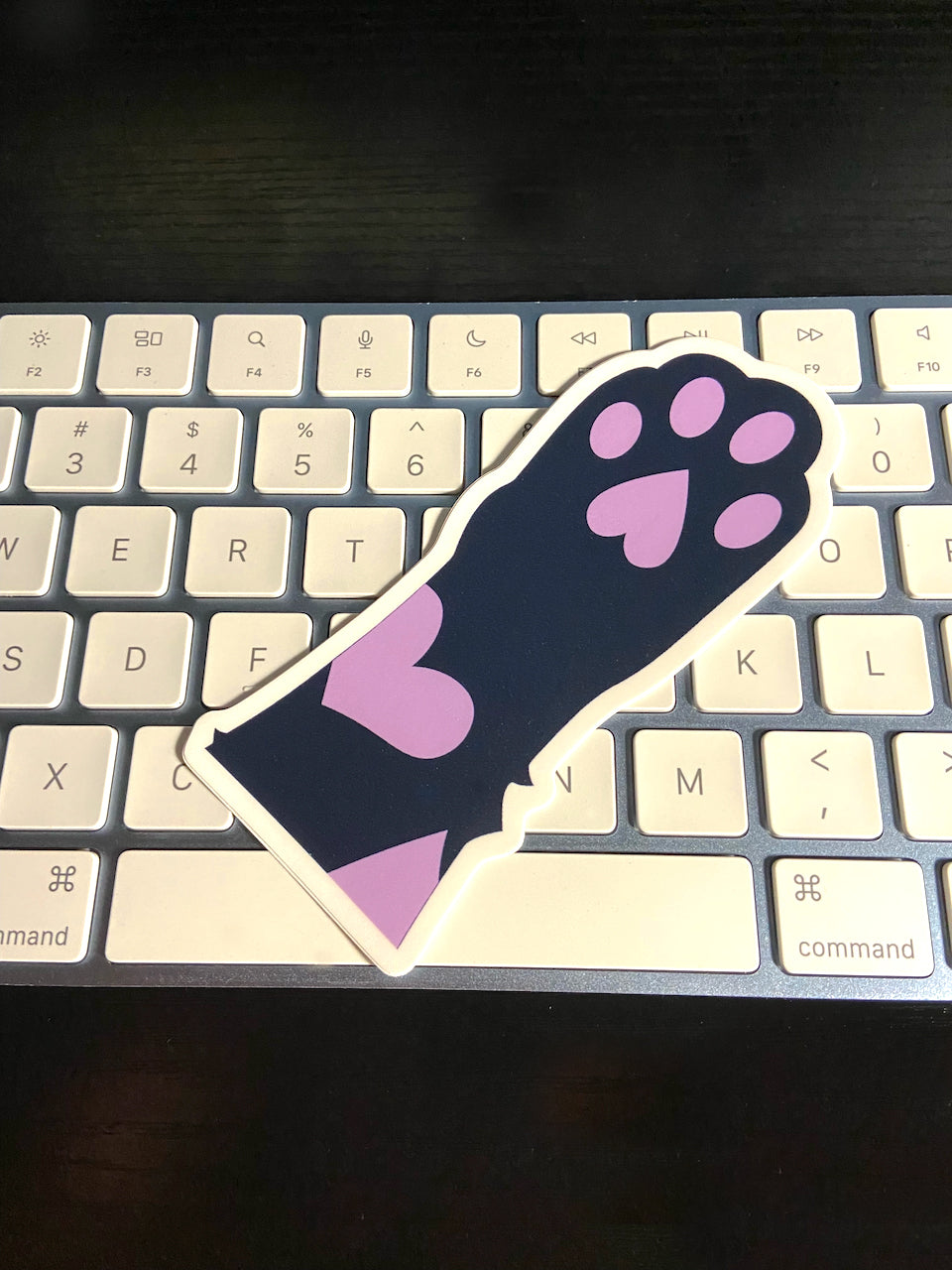 Cat Paw Toe Bean Sticker - Vinyl, Waterproof, UV-Protected